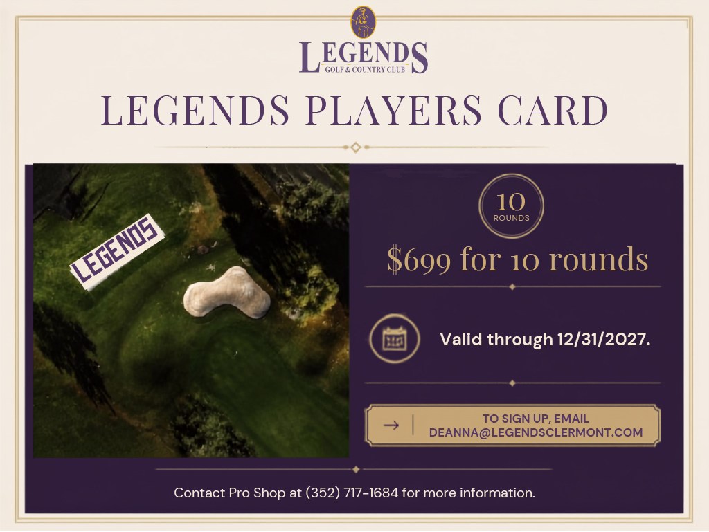 Legends Players Card